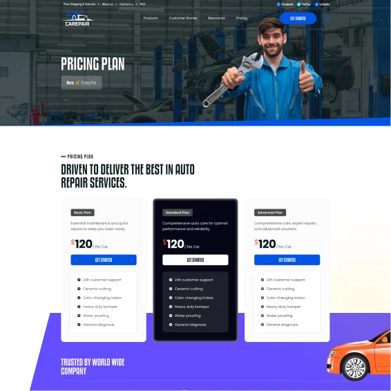 Pricing Table